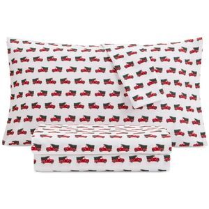Jessica Sanders Holiday Microfiber 4-piece Sheet Set, Available in Queen & King